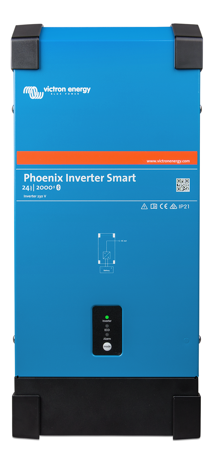 Victron-phoenix-inverter-smart-24v-2000 Victron phoenix smart pure sine wave inverter 24v 2000w. It is bluetooth enabled